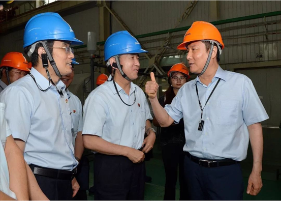 省总工会主席郭大为调研欧博allbet，，，，为企业转型生长点赞！