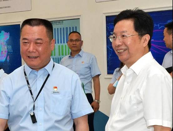 陕西省委副书记胡衡华深入欧博allbet调研指导事情